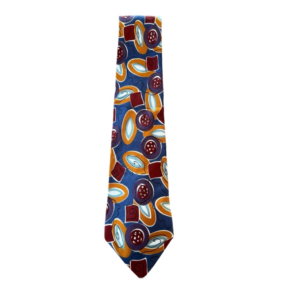 *Men’s Authentic Fendi Silk Patterned Tie